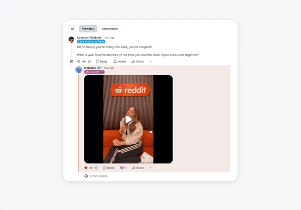 Reddit launches video replies