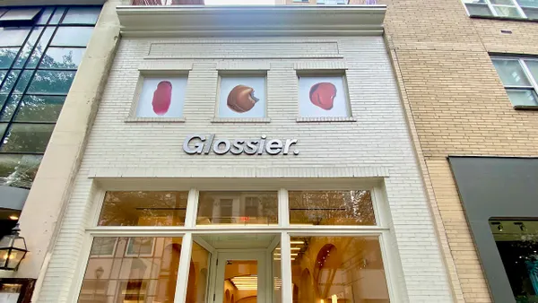 A storefront on a city block.