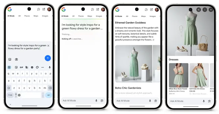 Google AI shopping