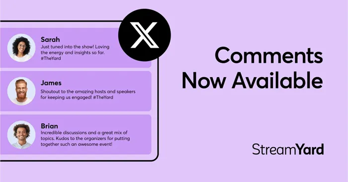 X Announces Integration With StreamYard for Livestream Broadcasts ...