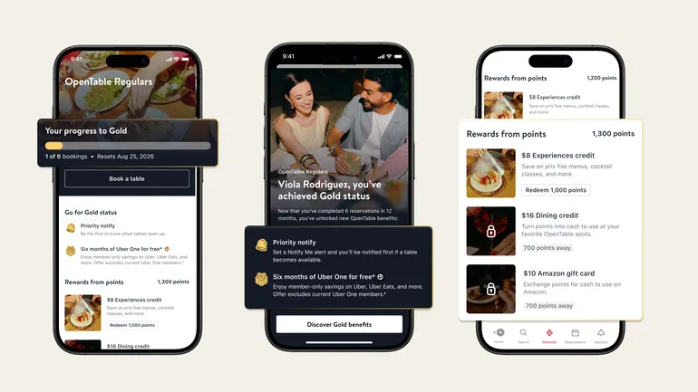 OpenTable introduces hard-to-book tables to its loyalty program