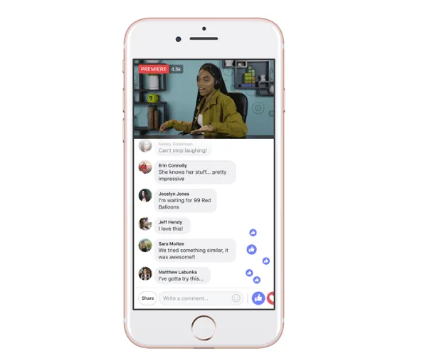 Facebook Premieres