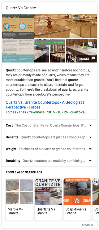 Google's new contextual search matches