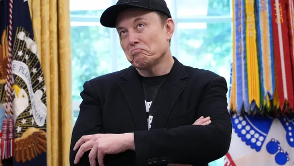 Tesla CEO Elon Musk in the White House on May 30, 2025.