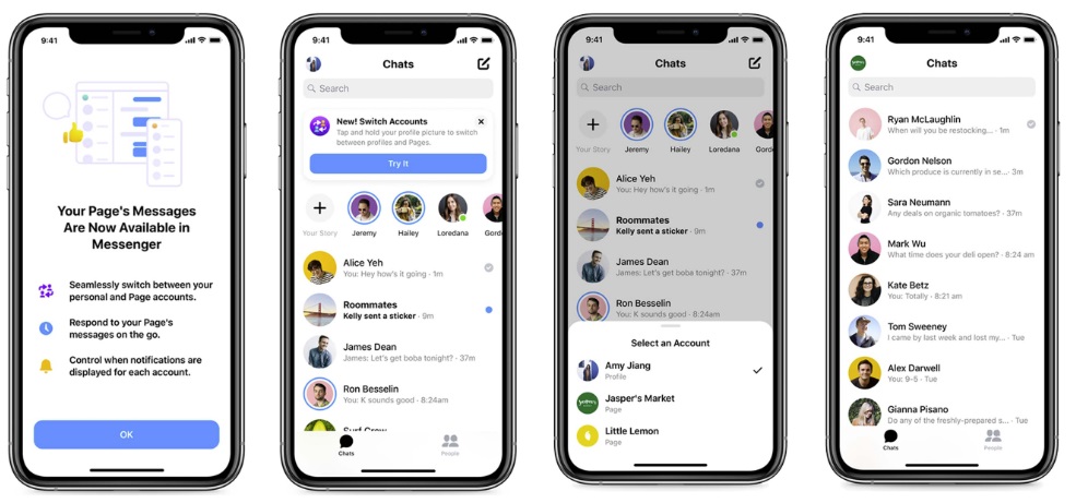 Facebook messaging upgrade