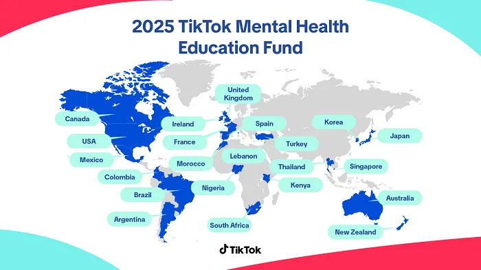 TikTok mental health support