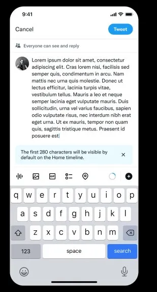 Longer tweets