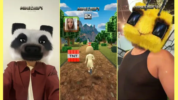 Snapchat Minecraft Lens