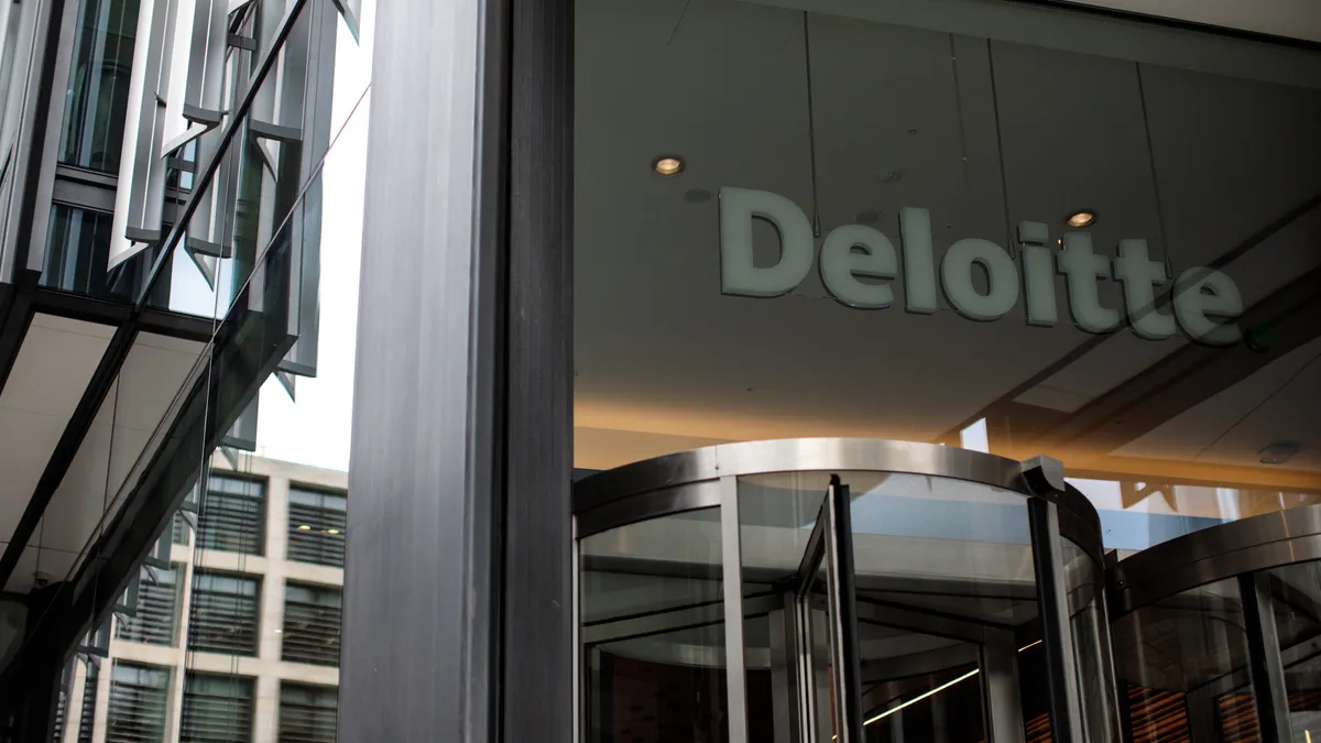 The Deloitte offices stand in 2 New Square on October 2, 2018 in London, England.