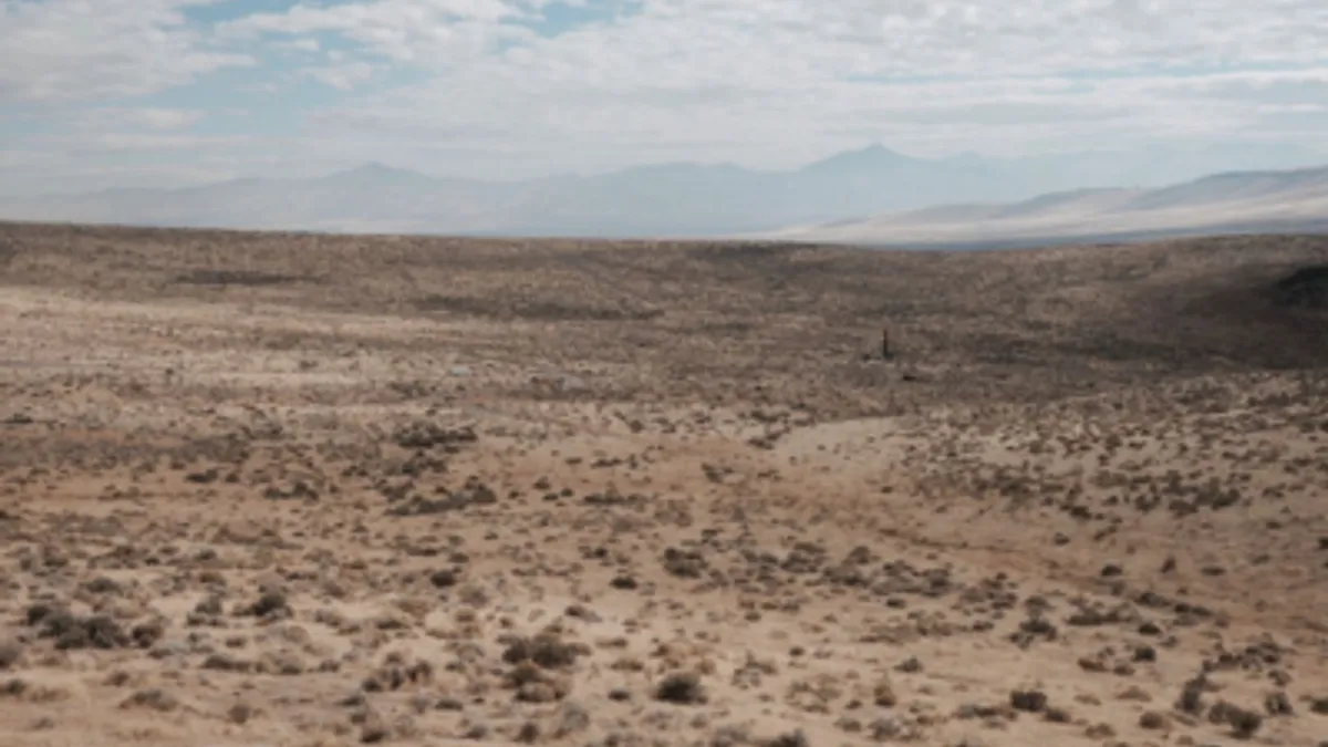 A landscape photo of the Thacker Pass land being developed by Lithium Americas in Nevada.