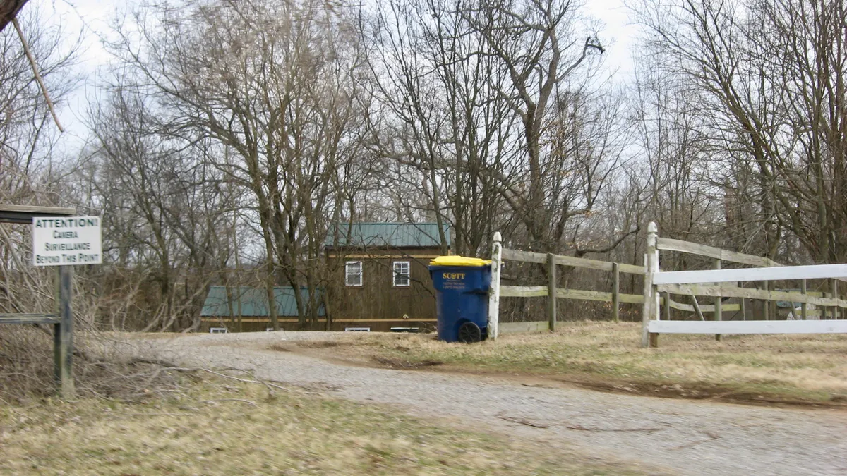 Trash bins in Warren County, Kentucky