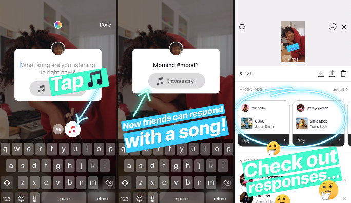 Instagram Stories music sharing