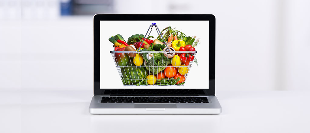 online and brick-and-mortar integration for grocery stores