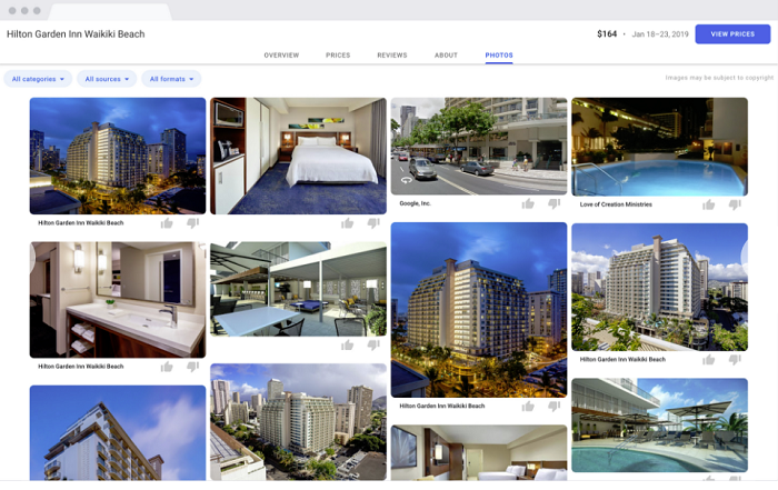 Google Hotels [screenshot]