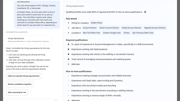 LinkedIn Hiring Assistant
