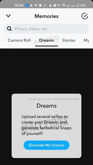 Snapchat Dreams