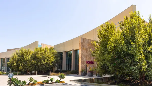 The exterior of Ionis Pharmaceuticals' headquarters in Carlsbad, California.