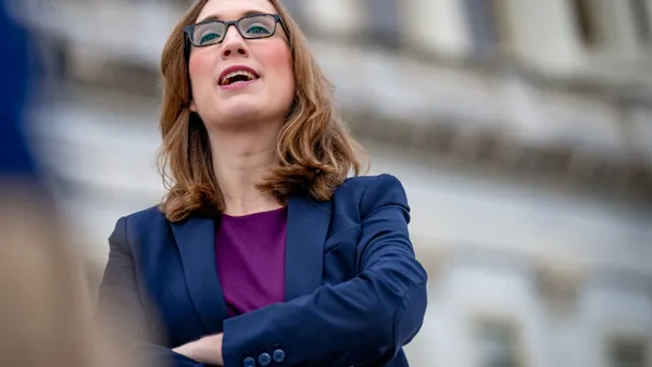 McBride stands outside the U.S. Capitol Building.
