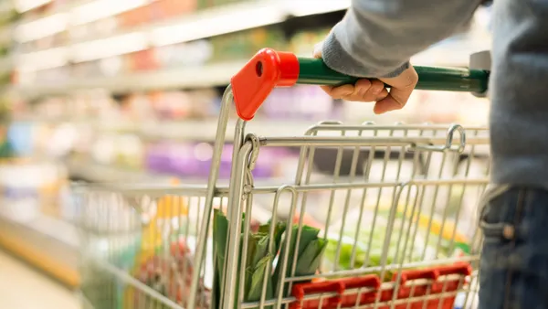 Grocery shopping cart