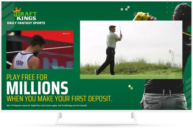 DraftKings, Dr Pepper stay live with new sports-focused CTV ad format