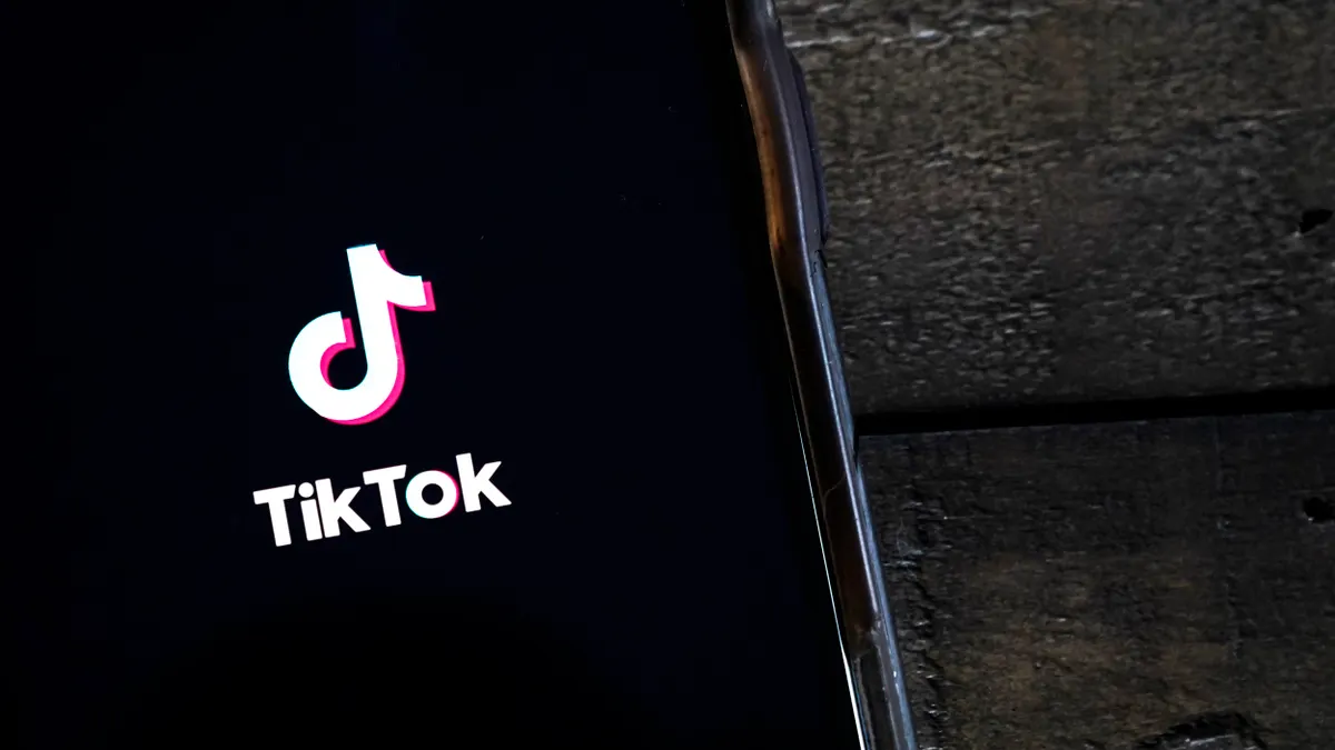TikTok app on an Apple iPhone on Aug 7., 2020 in Washington, DC