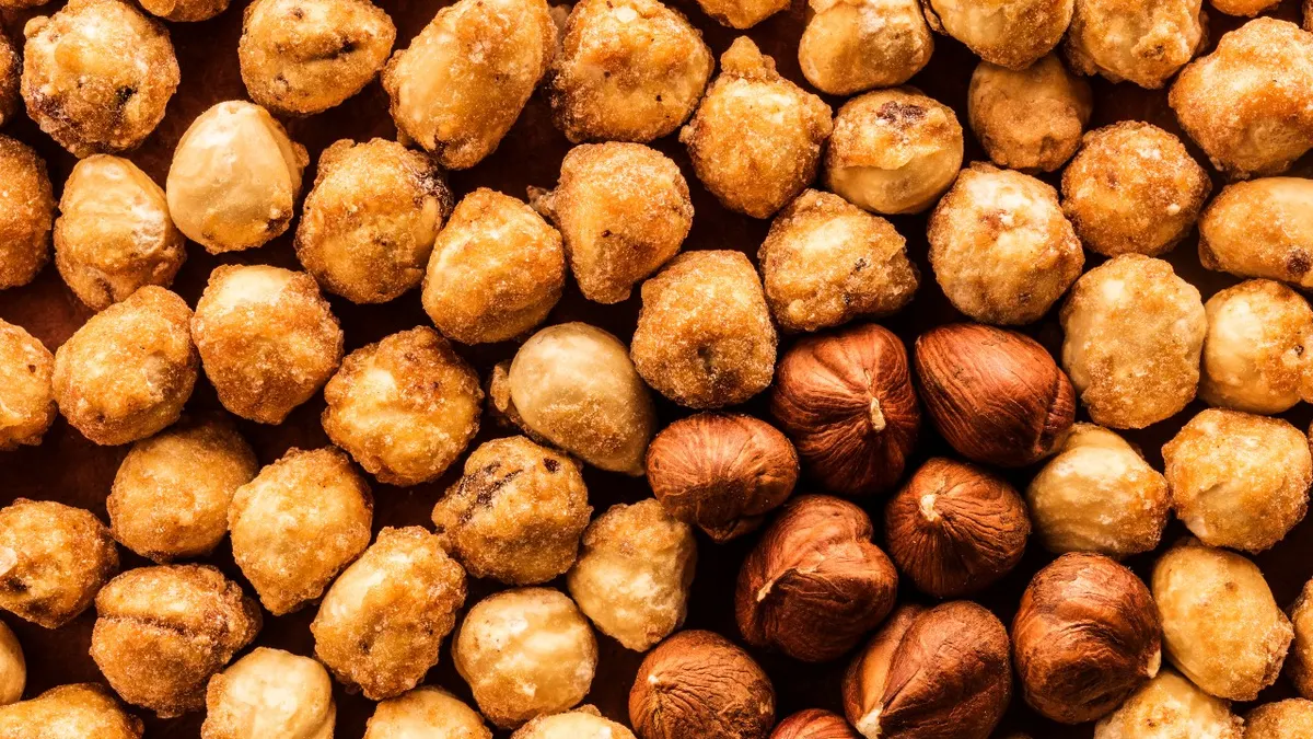 Caramelized hazelnuts from Barry Callebaut's La Morella Nuts