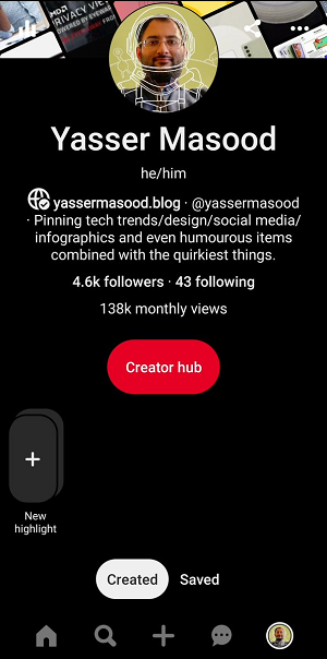 Pinterest Idea Pin highlights example