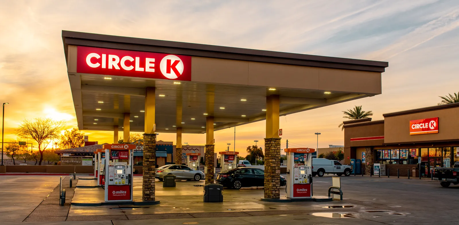 Exterior of Circle K convenience store