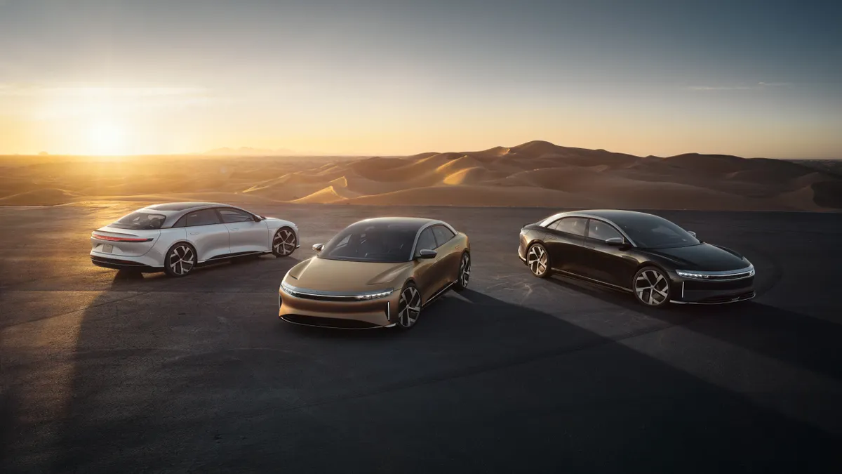 Lucid Air premium electric sedan from Lucid Motors