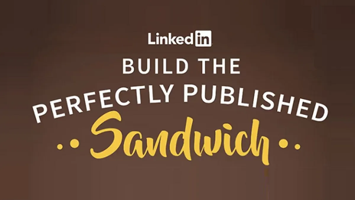 LinkedIn content sandwich