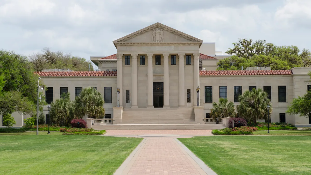 The campus of Louisiana State University