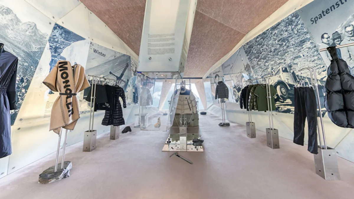 MyTheresa and Moncler launch collection with a virtual pop up experience.