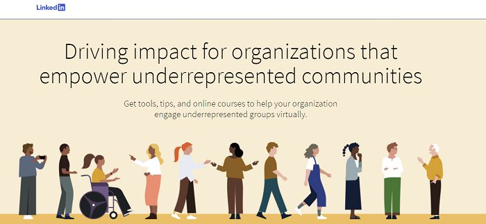 LinkedIn underrepresented