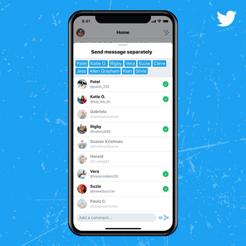 Twitter DM update