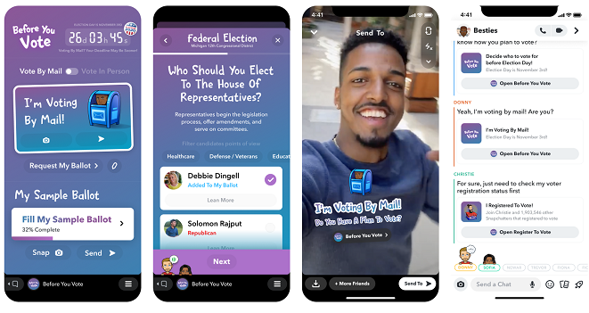 Snapchat voting tools
