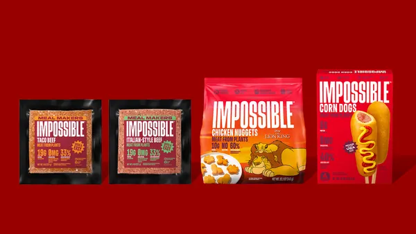 Impossible Foods new retail products