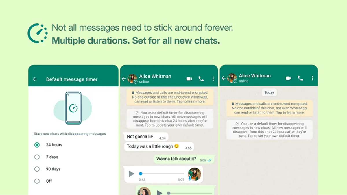 WhatsApp auto delete