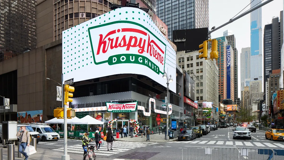 Krispy Kreme's Times Square location in NYC