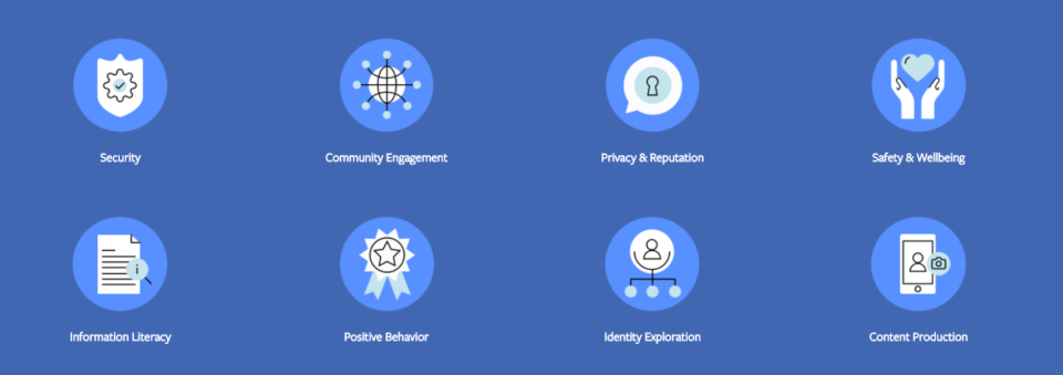 Facebook's education library on its Youth Portal