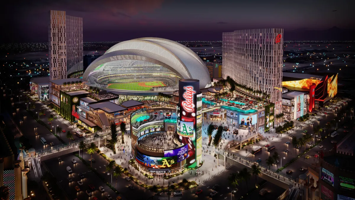 A rendering of Bally's Las Vegas