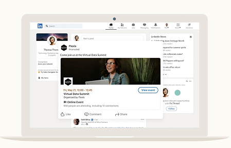 LinkedIn event ads