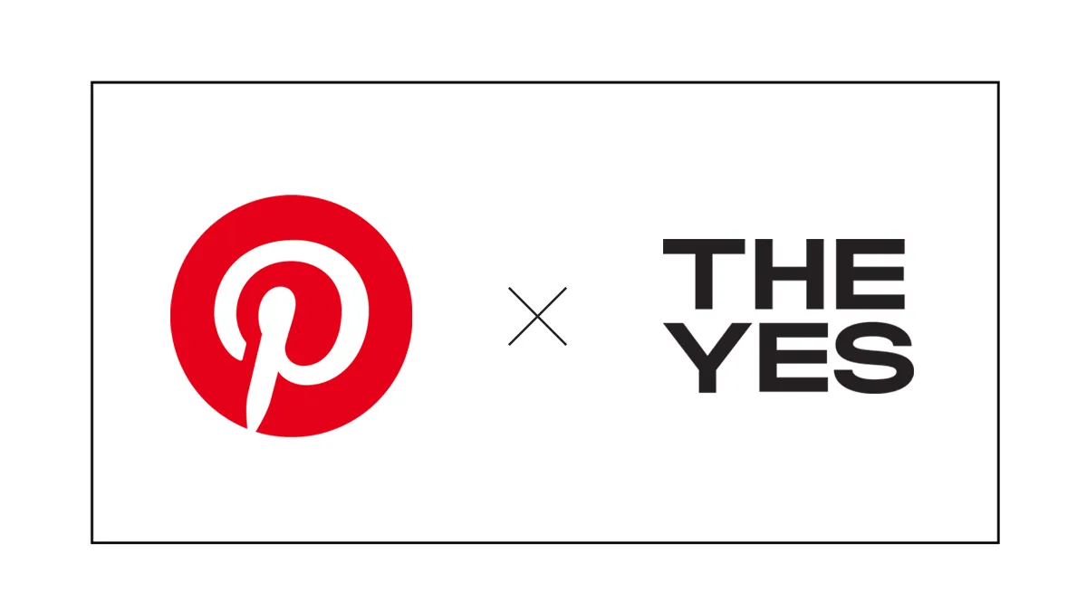 Pinterest and The Yes logos