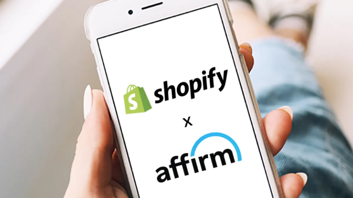 Shopify partners with Affirm.