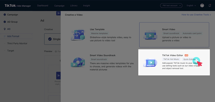 TikTok video editor