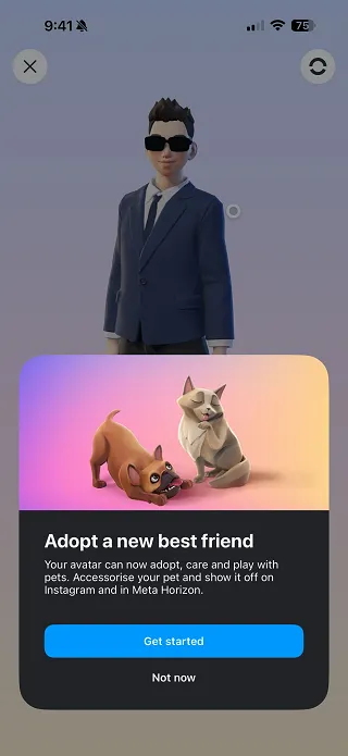 Instagram virtual pets