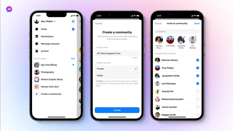 Community Chats on Messenger