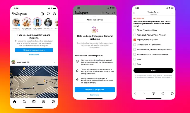 Instagram survey
