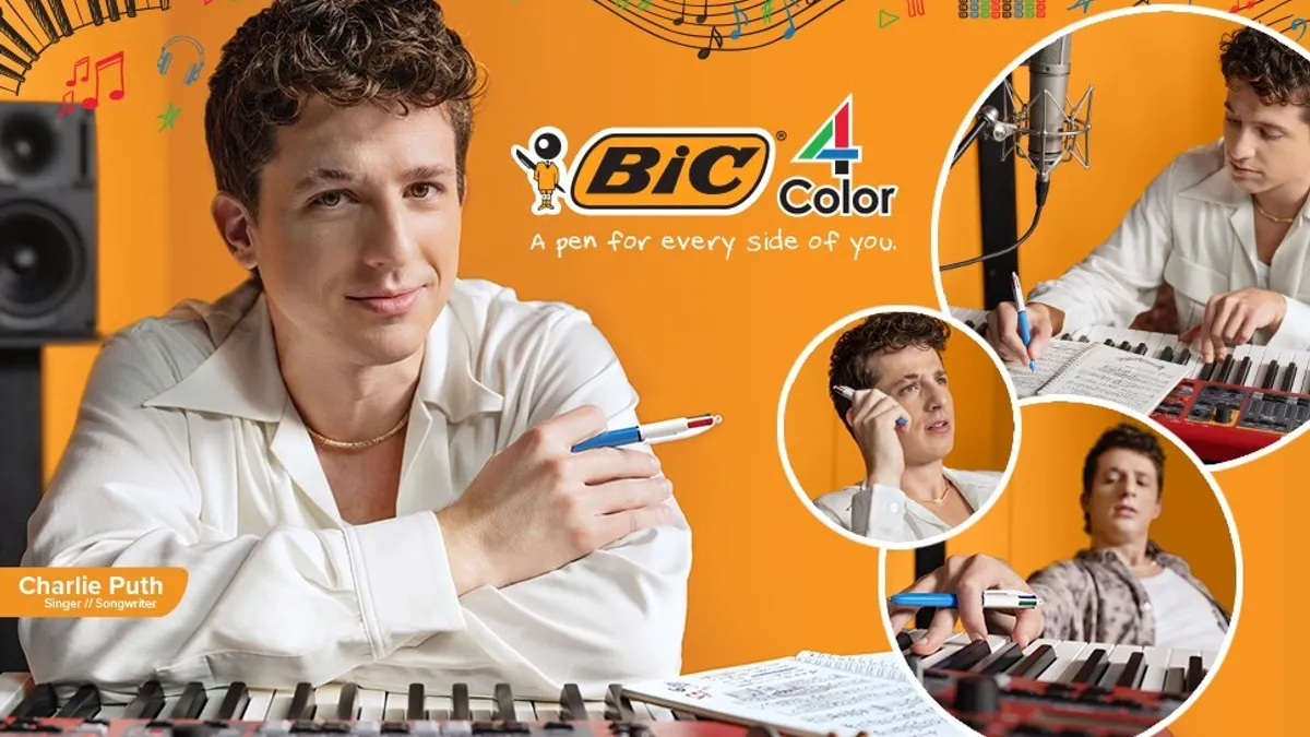 Charlie Puth for Bic