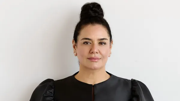 A portrait of Lara Barghout.