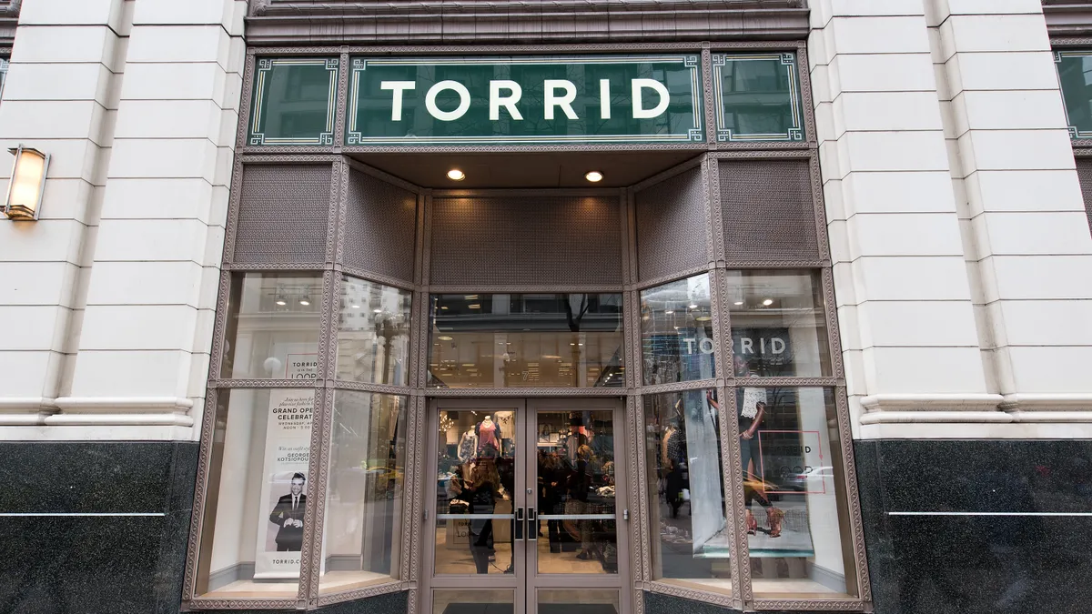 Exterior of a Torrid store in Chicago